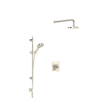 Meda Thermostatic Shower System with Shower Head and Hand Shower