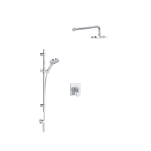 Meda Thermostatic Shower System with Shower Head and Hand Shower