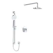 Ode Thermostatic Shower System with Shower Head and Hand Shower