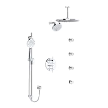Pallace Shower System with Shower Head and Hand Shower