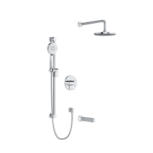 Paradox Shower System with Shower Head and Hand Shower