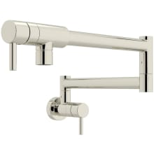 Modern 1.5 GPM Wall Mounted Single Hole Pot Filler