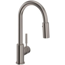 Lux 1.8 GPM Single Hole Pull Down Bar Faucet