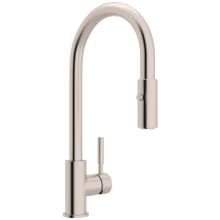 Lux 1.8 GPM Single Hole Pull Down Kitchen Faucet