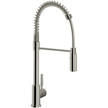 Lux 1.8 GPM Single Hole Pre-Rinse Pull Down Kitchen Faucet