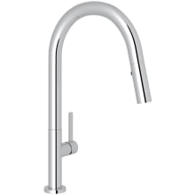 Lux 1.8 GPM Single Hole Pull Down Kitchen Faucet