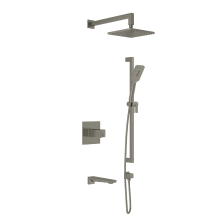 Reflet Thermostatic Shower System with Shower Head, Hand Shower, and Hose