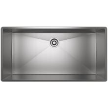 Forze 37-1/2" Undermount Single Basin Stainless Steel Kitchen Sink