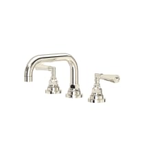 San Giovanni 1.2 GPM Widespread Bathroom Faucet with Lever Handles and Pop-Up Drain Assembly