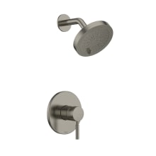 Sylia Pressure Balanced Shower System with Shower Head, Shower Arm, and Valve Trim