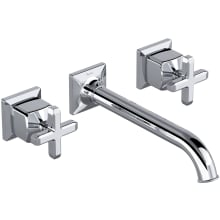 Apothecary 1.2 GPM Wall Mounted Widespread Bathroom Faucet