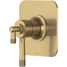 Graceline Two Independent and One Shared Function Thermostatic Valve Trim Only with Single Lever Handle, Integrated Diverter, and Volume Control - Less Rough In