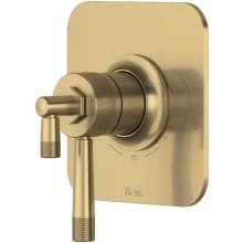 Graceline Two Independent Function Thermostatic Valve Trim Only with Single Lever Handle, Integrated Diverter, and Volume Control - Less Rough In