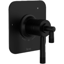 Graceline Three Independent Function Thermostatic Valve Trim Only with Single Lever Handle, Integrated Diverter, and Volume Control - Less Rough In