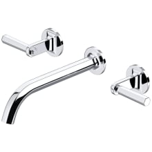 Modelle 1.2 GPM Wall Mounted Widespread Bathroom Faucet