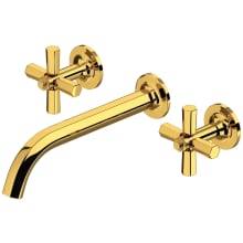 Modelle 1.2 GPM Wall Mounted Widespread Bathroom Faucet