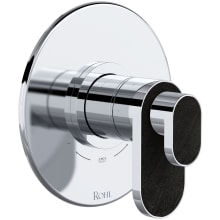 Miscelo Two Function Thermostatic Valve Trim Only with Single Lever Handle, Integrated Diverter, and Volume Control - Less Rough In