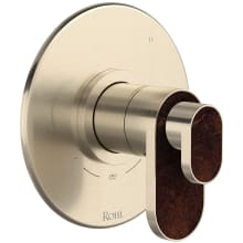 Miscelo Three Function Thermostatic Valve Trim Only with Single Lever Handle, Integrated Diverter, and Volume Control - Less Rough In