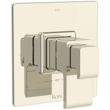 Three Function Thermostatic Valve Trim Only with Single Lever Handle, Integrated Diverter, and Volume Control - Less Rough In