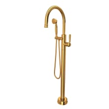 Rohl Floor Mounted Tub Filler with Built-In Diverter - Includes Hand Shower