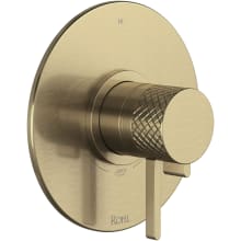 Tenerife Two Independent and One Shared Function Thermostatic Valve Trim Only with Single Lever Handle, Integrated Diverter, and Volume Control - Less Rough In