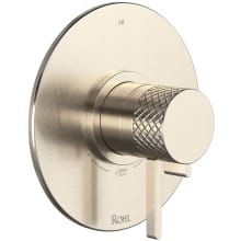 Tenerife Three Function Thermostatic Valve Trim Only with Single Lever Handle, Integrated Diverter, and Volume Control - Less Rough In
