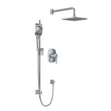 Venty Shower System with Shower Head, Hand Shower, and Hose