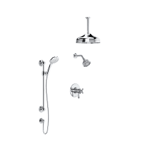Verona Thermostatic Shower System with Shower Head and Hand Shower