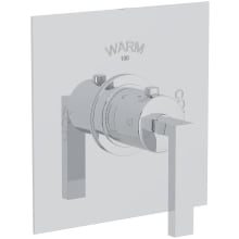 Wave Thermostatic Valve Trim Only with Single Lever Handle - Less Rough In