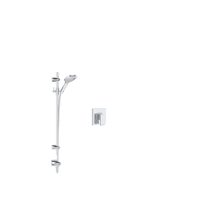 Wave Pressure Balanced Shower System with Hand Shower and Valve Trim