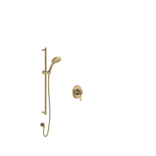 Wellsford Pressure Balanced Shower System with Hand Shower and Valve Trim