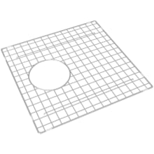 Forze 14-1/2" L x 14-1/2" W Stainless Steel Basin Rack with Rubber Feet