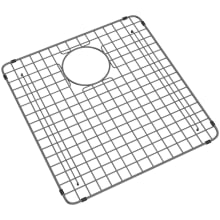 Forze 16-1/8" L x 17-5/16" W Stainless Steel Basin Rack with Rubber Feet