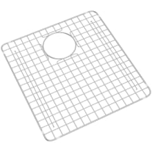Forze 16-1/8" L x 17-5/16" W Stainless Steel Basin Rack with Rubber Feet