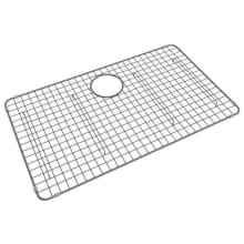 Forze 29-1/8" L x 17-5/16" W Stainless Steel Basin Rack with Rubber Feet