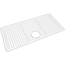 Forze 35-1/8" L x 17-5/16" W Stainless Steel Basin Rack with Rubber Feet