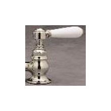 Country Bath 1/2" Hot Sidevalve Only with Connections and Porcelain Lever Handle