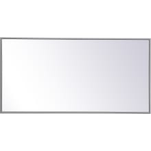 Vatinius 18" x 36" Rectangular Beveled Metal Framed Bathroom Mirror