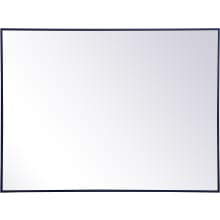Vatinius 36" x 48" Rectangular Beveled Metal Framed Bathroom Mirror