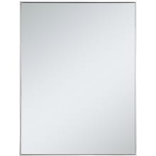 Vatinius 36" x 48" Rectangular Beveled Metal Framed Bathroom Mirror