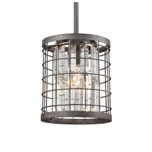 Yuba Single Light 7" Wide Mini Pendant with Clear Crystal Shade