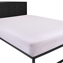 Capri Fitted 100% Waterproof Hypoallergenic Vinyl Free Mattress Protector - Breathable Fabric Surface