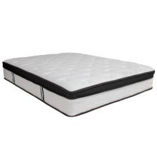 Capri Comfortable 12" Thick Full Size Bed Memory Foam and Pocket Spring Mattress in a Box