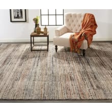 Strata 3-3/4' x 5-3/4' Cotton and Viscose Abstract Rectangle Area Rug From the Grayson Manor Collection