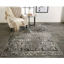 Glyph 4-1/4' x 6-1/4' Cotton and Jute Abstract and Transitional Rectangle Area Rug From the Bella Collection