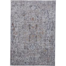 Kisozi 6' x 9-1/2' Polyester Vintage Rectangular Area Rug From the Burundi Collection