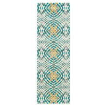 Waimalu 2-1/2' x 8' Boho Geometric Runner From the West Cay Collection