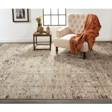 Fade 3-3/4' x 5-3/4' Cotton and Viscose Vintage Abstract Contemporary Area Rug From the Grayson Manor Collection