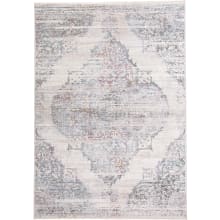 Sukran 5' x 8' Viscose Vintage Medallion Ultra Soft Rectangular Area Rug From the Delight Collection