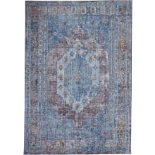 Karuzi 6' x 9-1/2' Polyester Traditional Medallion Area Rug From the Burundi Collection